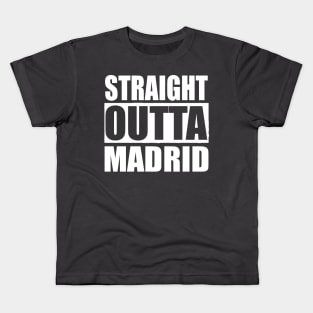 Straight Outta Madrid Spain Kids T-Shirt